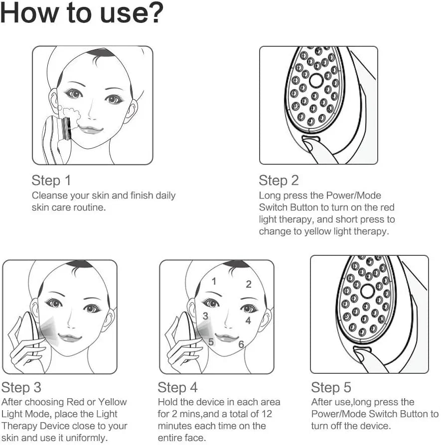 Dispositivo LED 2 en 1 TOUCHBeauty para Acné y Manchas