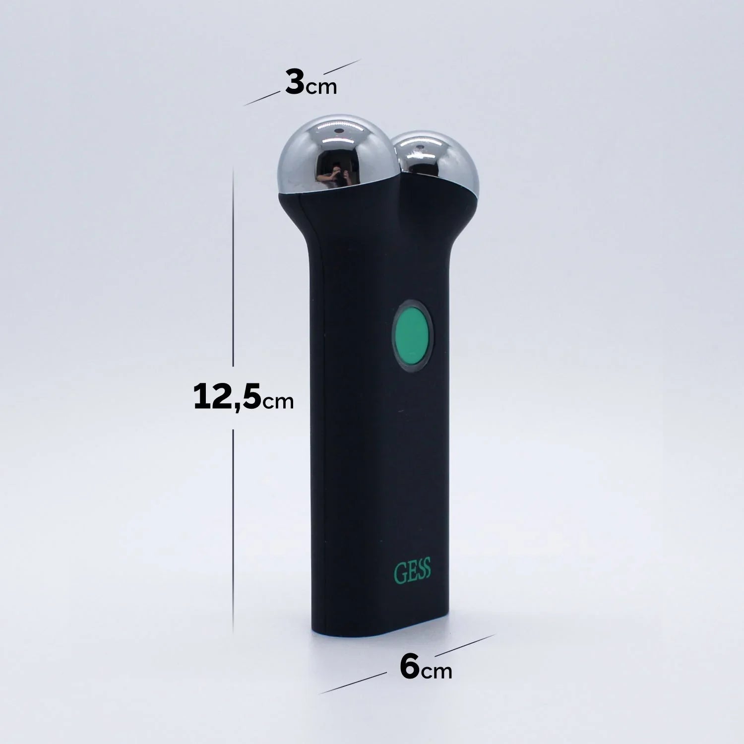 Masajeador Facial GESS Sfera Microcorriente Recargable con 4 Modos