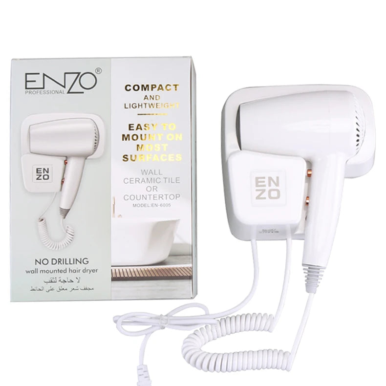 Secador de Pelo ENZO EN-6005 Montado con Enchufe EU