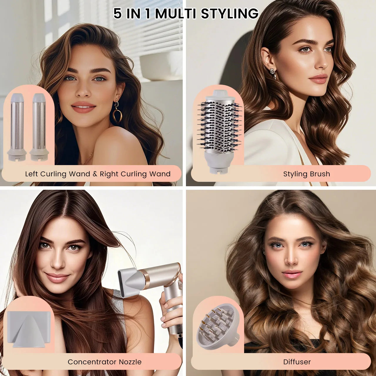 Secador de Pelo Profesional Hatteker VS-C11 Alta Potencia