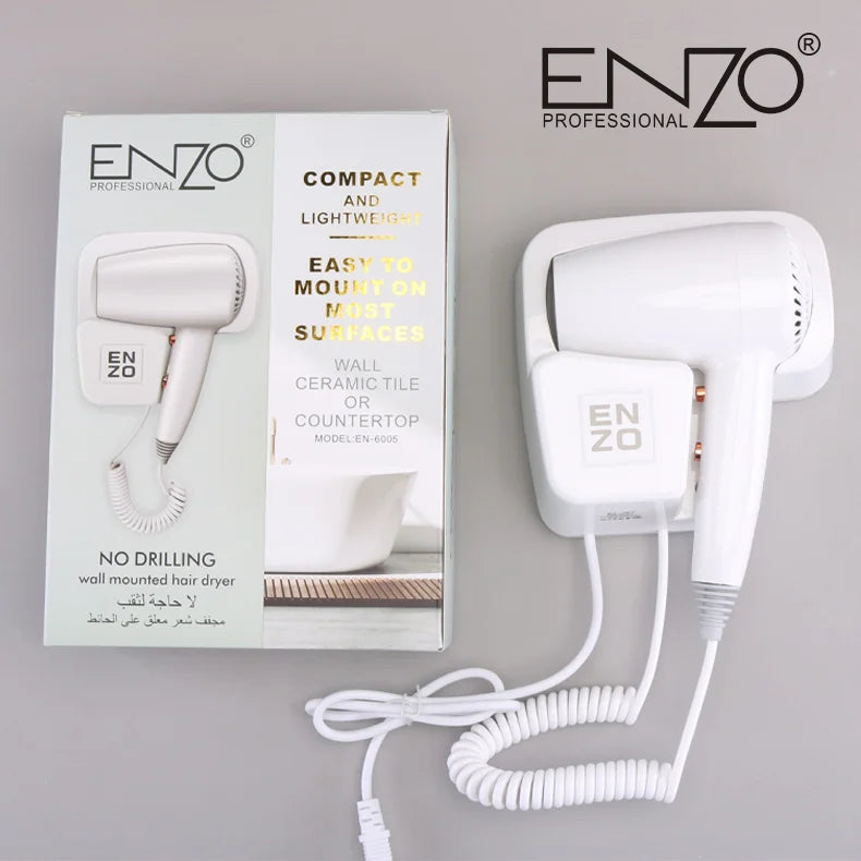 Secador de Pelo ENZO EN-6005 Montado con Enchufe EU