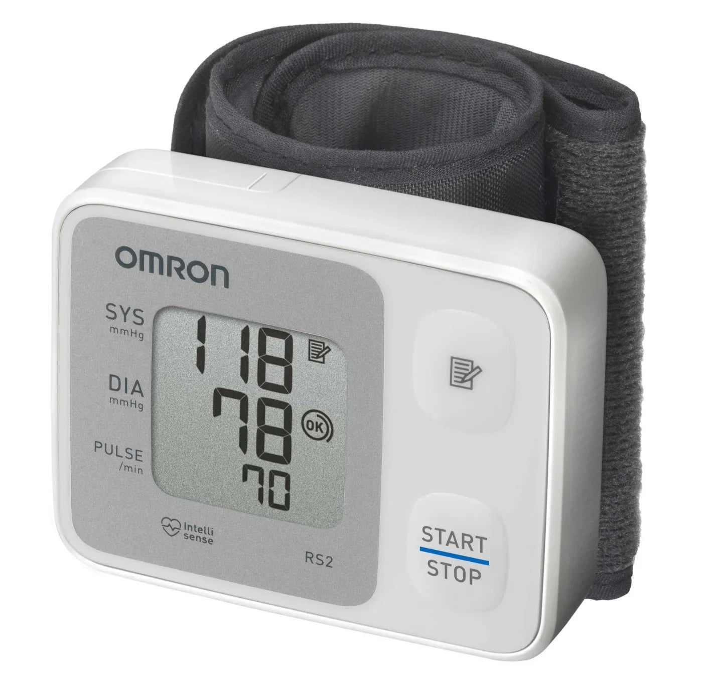 Omron RS2 Tensiómetro de muñeca HEM-6161E con tecnología Intellisense