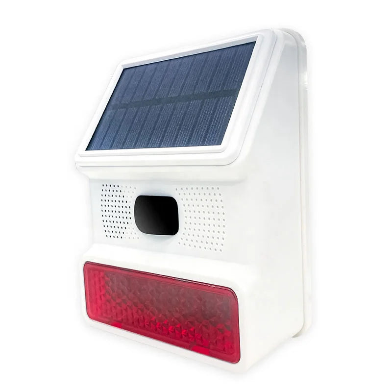 Sirena Alarma Inteligente Tuya WiFi PST-PE523W Impermeable para Seguridad Doméstica