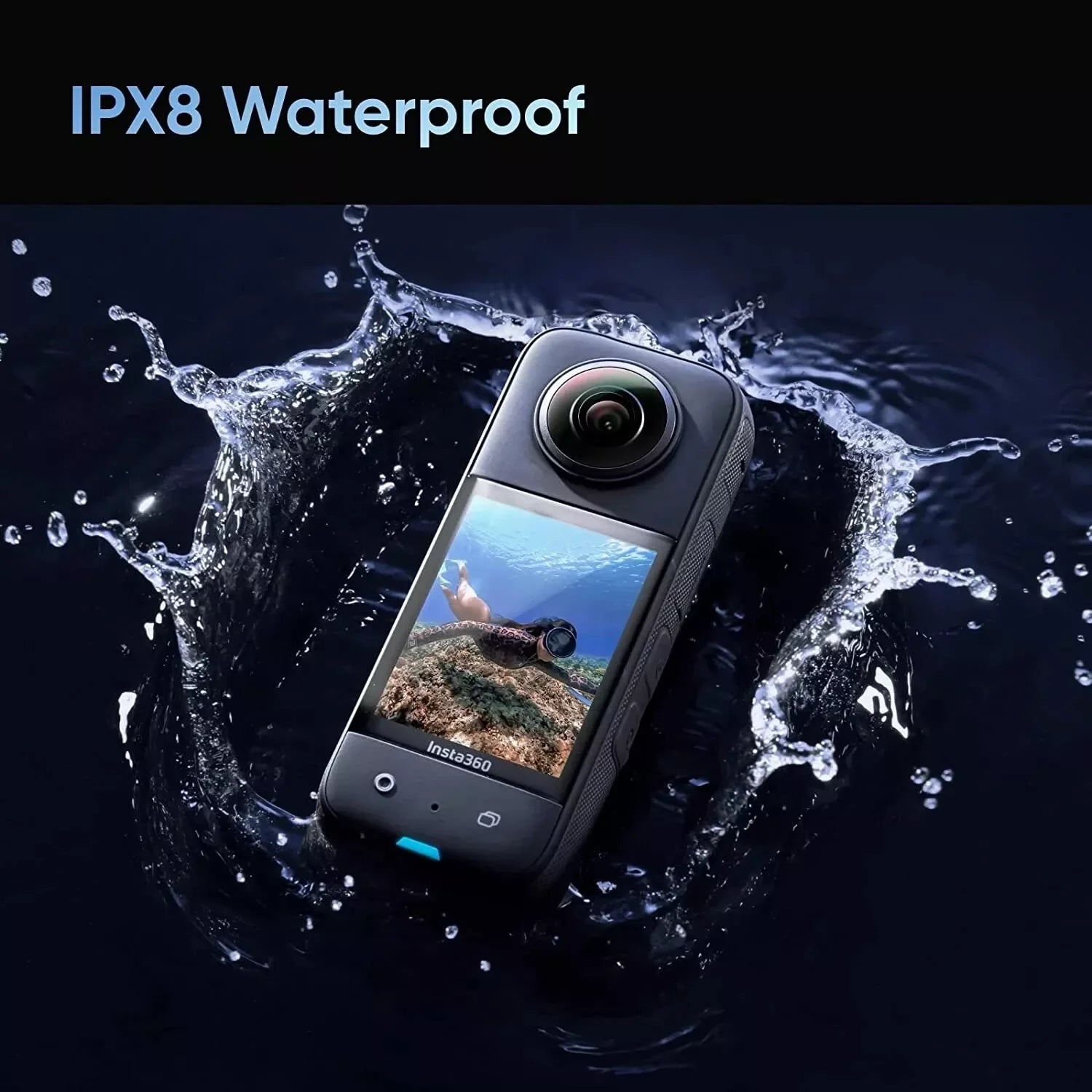Insta360 X3 Camara 360 Detalle Lente Protegido - Mall ZOFRI Iquique