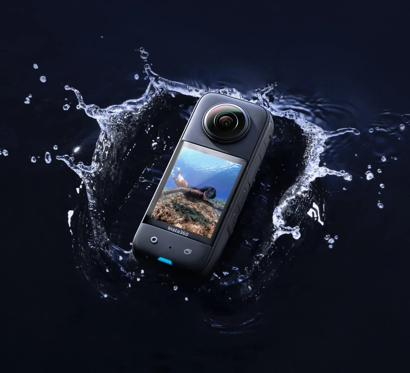Insta360 X3 Cámara de Acción 360°: Vídeo 5.7K, Fotos 72MP, Estabilización Avanzada