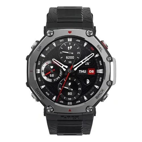 Amazfit T-Rex 3 Smartwatch Militar AMOLED GPS Vista Frontal - Krishna Iquique ZOFRI