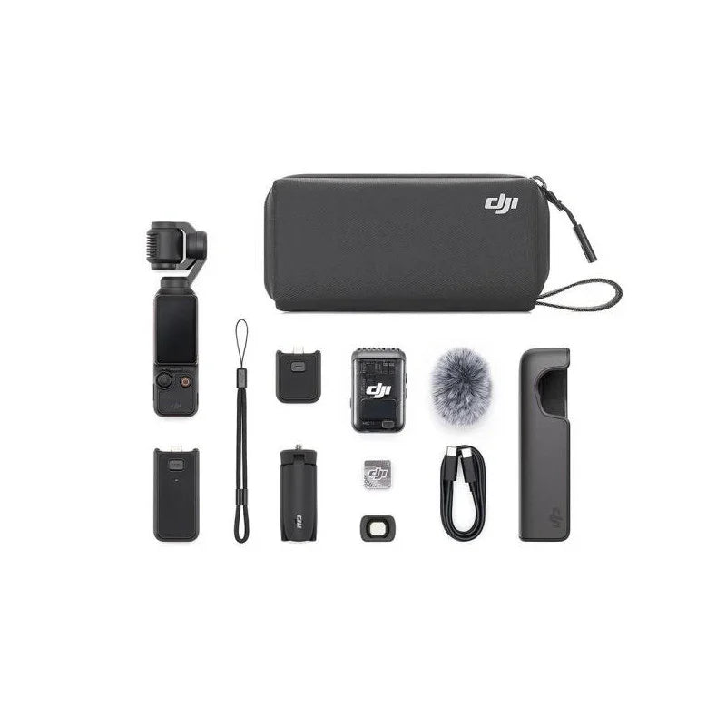 DJI Pocket 3 Creator Combo | Cámara 4K 120fps + Sensor 1'' + Mic Inalámbrico