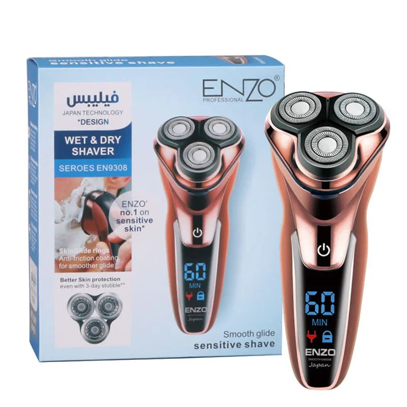 ENZO EN-9308 - Cortadora de Cabello Inalámbrica con LCD Vista Completa - Krishna Iquique