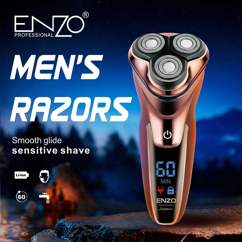 ENZO EN-9308 - Cortadora de Cabello Inalámbrica con LCD Vista Lateral - Mall ZOFRI Iquique