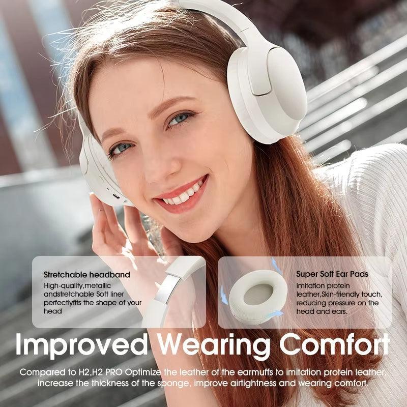 QCY H2 Pro Audífonos Inalámbricos Bluetooth 5.3 Over-Ear 60H Driver 40mm Foto 18 - Krishna Iquique