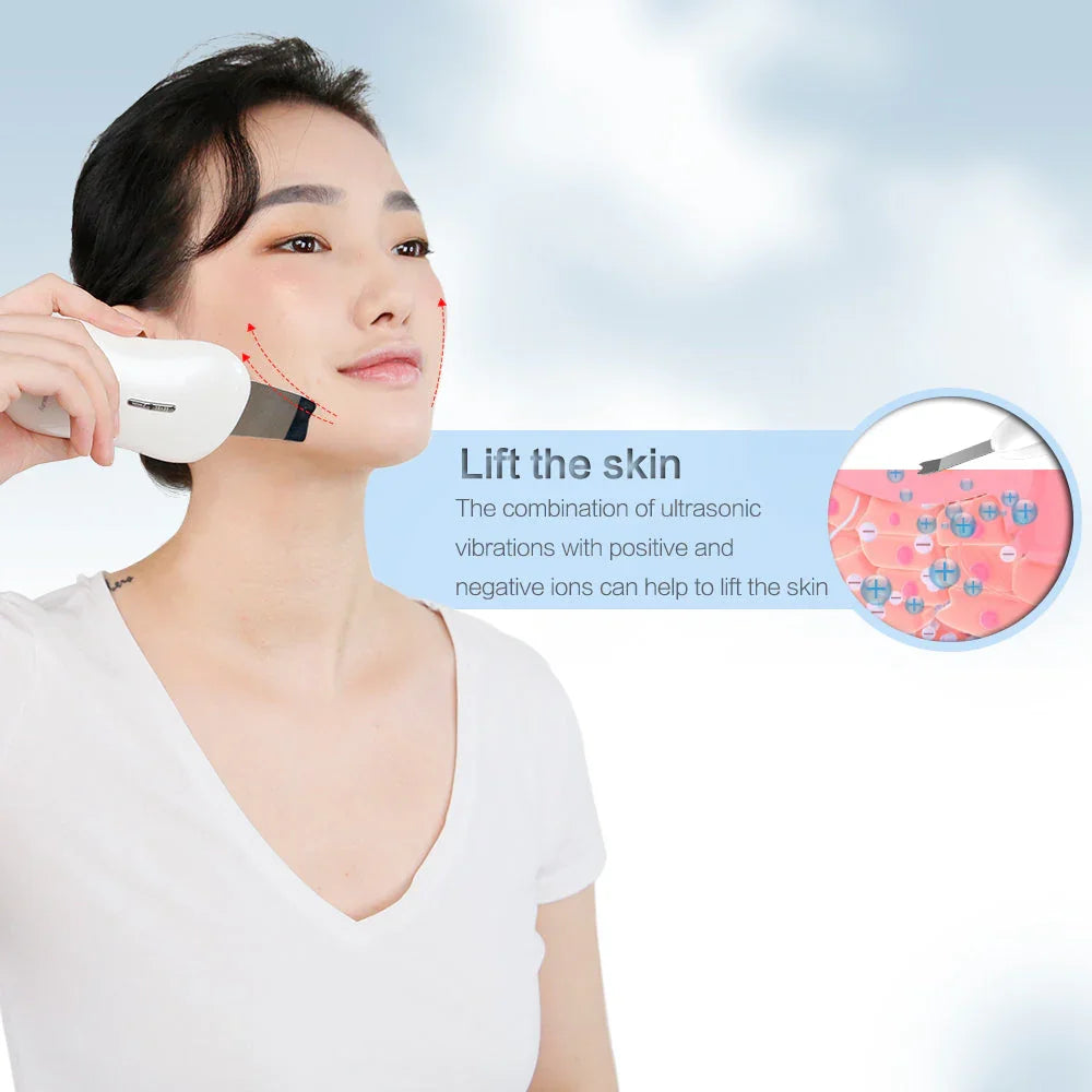 TOUCHBeauty Ultrasonic Exfoliating Scrub Device TB-1887. Vista Completa - Krishna Iquique