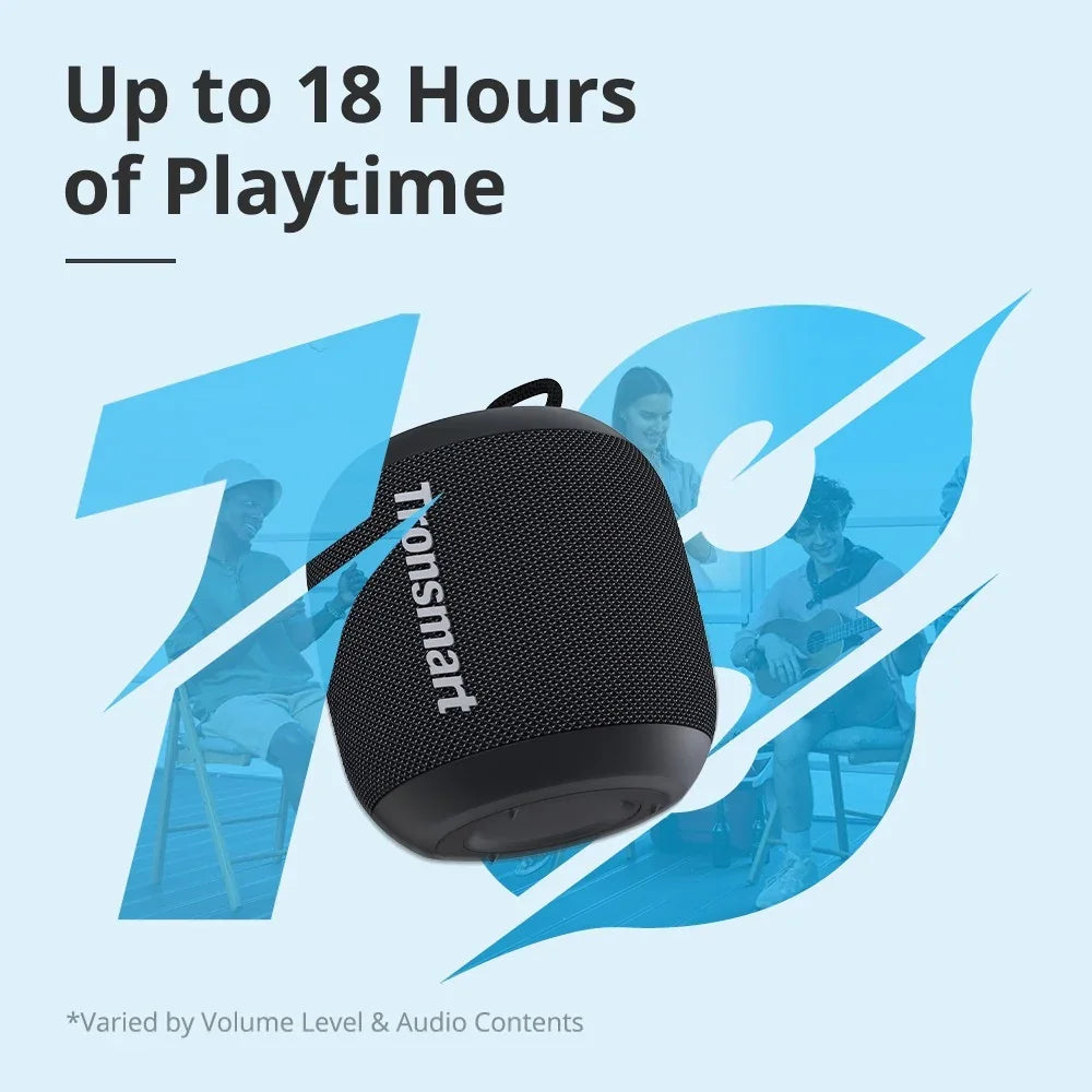 Altavoz Bluetooth portátil Tronsmart T7 Mini: Audio rico, graves equilibrados, compacto, resistente al agua IPX7