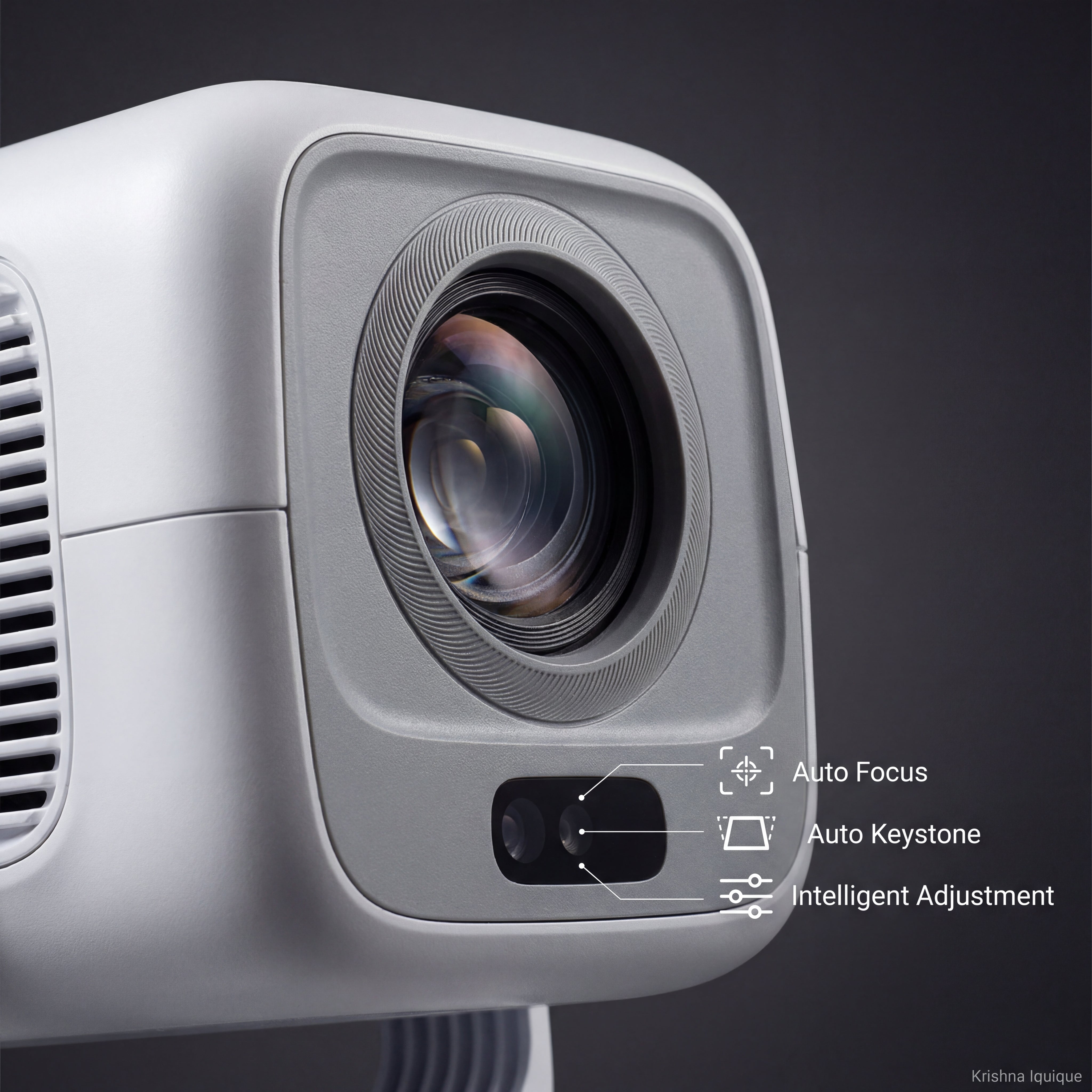 Viztax CORECAST Proyector Detalle Lente - Krishna Iquique ZOFRI