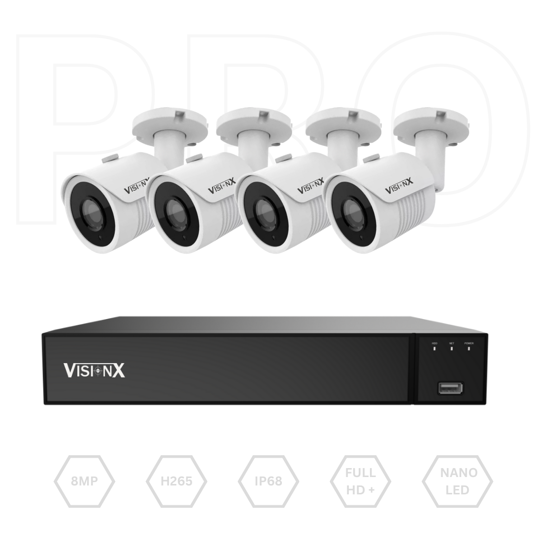 Sistema Vigilancia 4CH - VisionX Essential Series