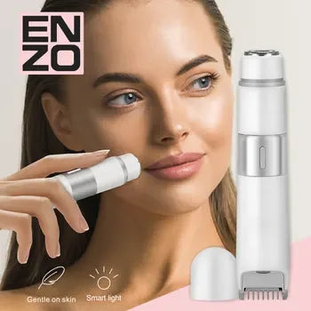 ENZO 2025 Lady Cordless Hair Clipper Face Cut Machine Lithium Rechargeable Electric Hair Trimmer Bikini Body Epilator Shaver