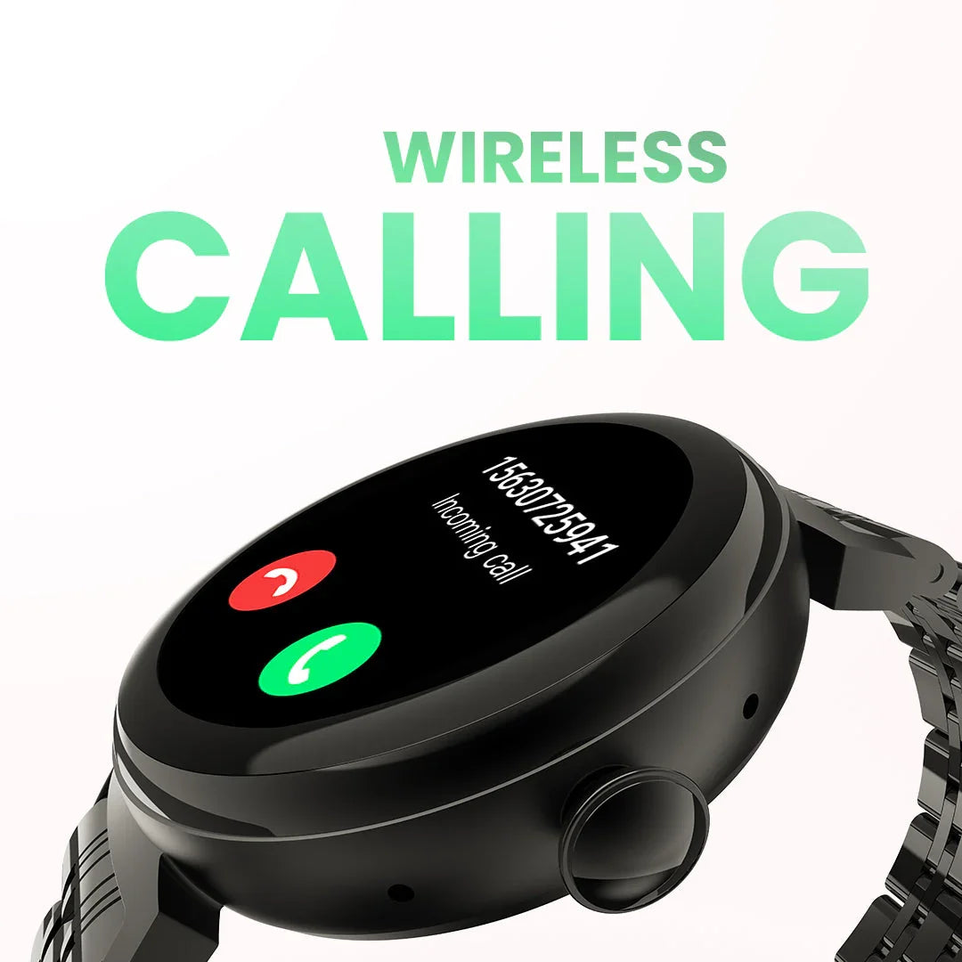 Reloj Inteligente Aura con Pantalla AMOLED, 7 Días de Batería, Resistente al Agua y Llamadas Inalámbricas