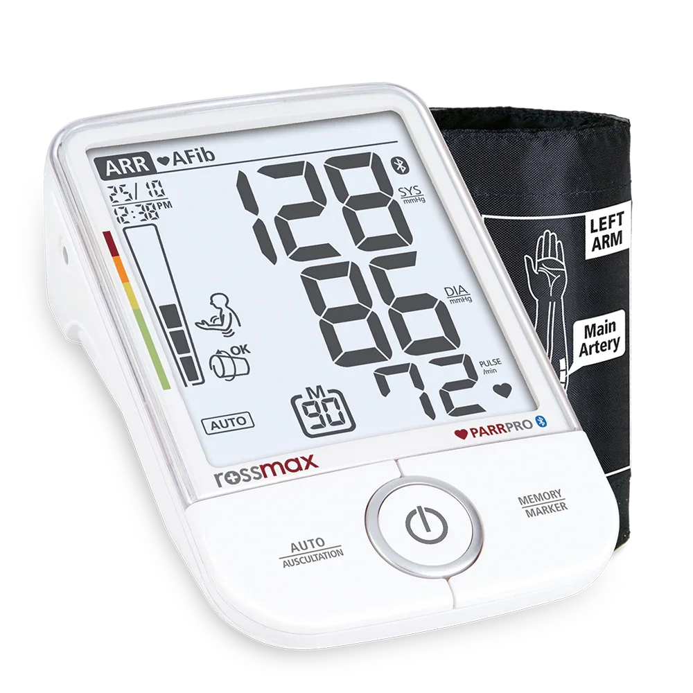 X9 BT - “PARR PRO” Professional Bluetooth Blood Pressure Monitor
