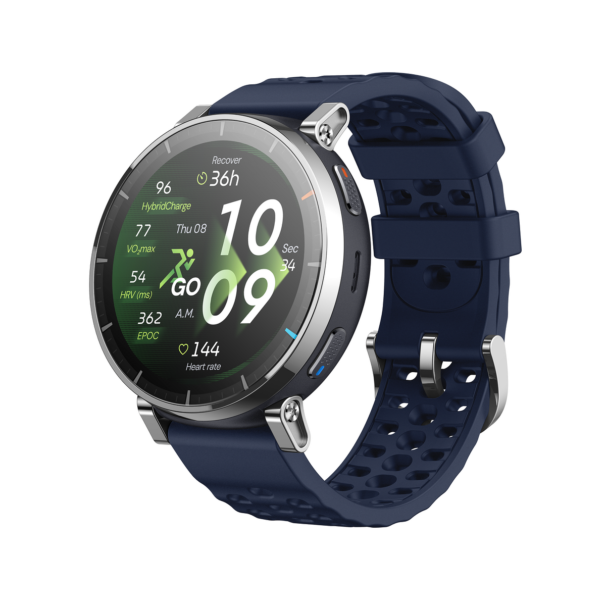 Amazfit Active 3 Premium - Smartwatch AMOLED GPS 5 Satélites Vista Lateral - Mall ZOFRI Iquique