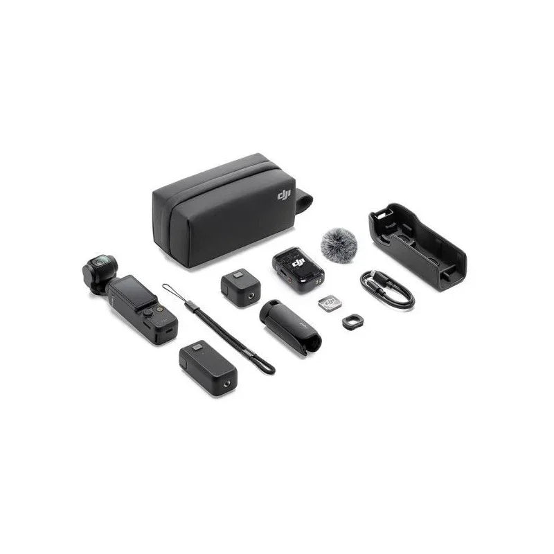 DJI Pocket 3 Creator Combo | Cámara 4K 120fps + Sensor 1'' + Mic Inalámbrico