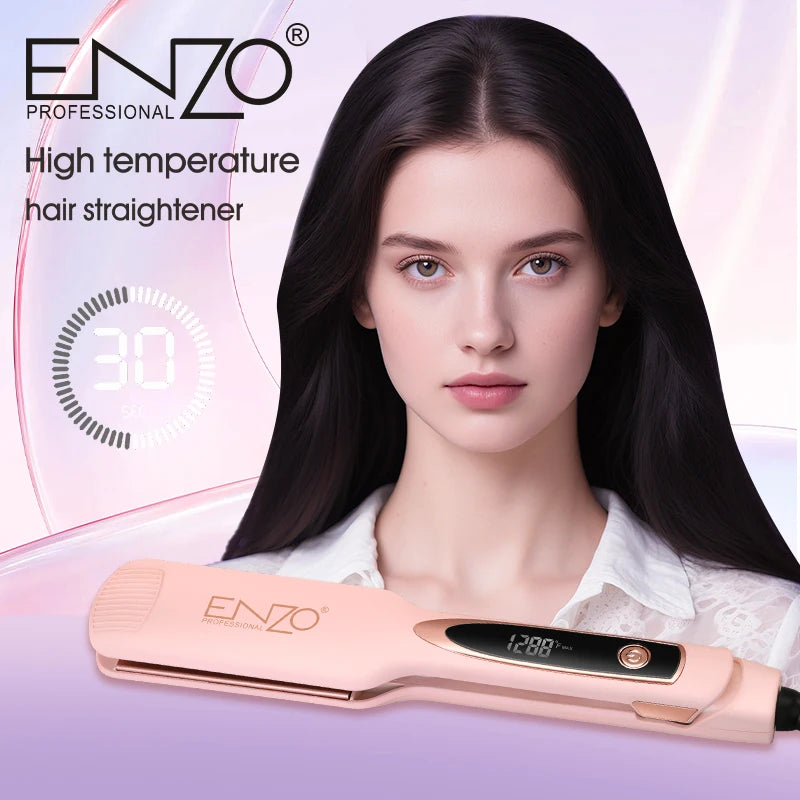 ENZO EN-3221 Alisadora Titanio Vista Lateral - Mall ZOFRI Iquique