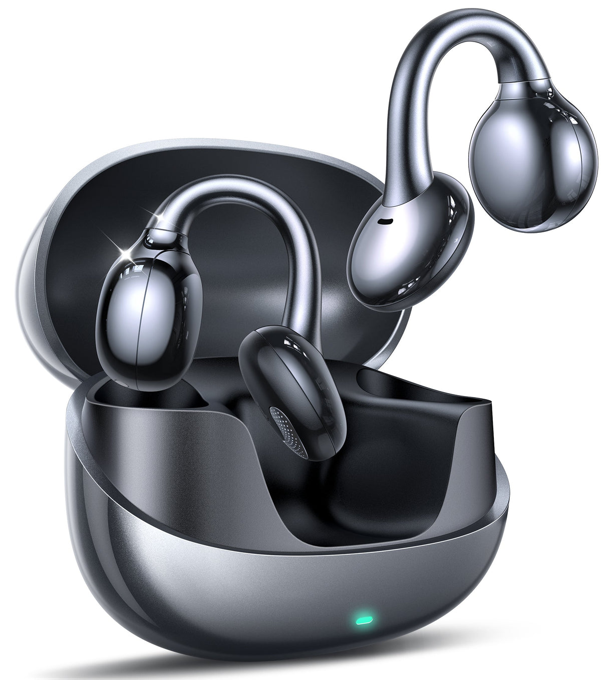 Joyroom JR-OE3 Audífonos Clip-on Open-Ear Bluetooth 5.4 Control Omni-Tap 25h IPX4 Vista Completa - Krishna Iquique
