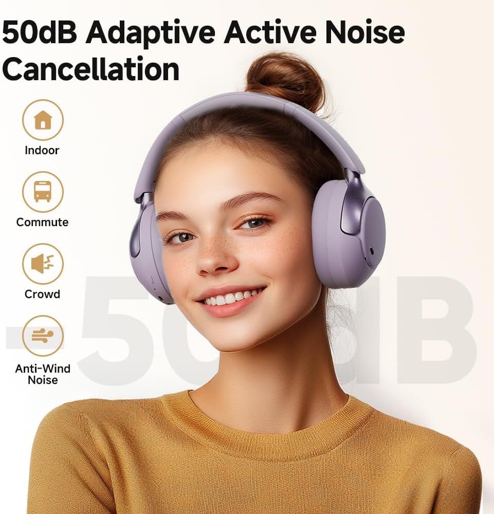 QCY H3 PRO con Cancelación de Ruido Adaptativa y Audio Hi-Res Vista Lateral - Mall ZOFRI Iquique