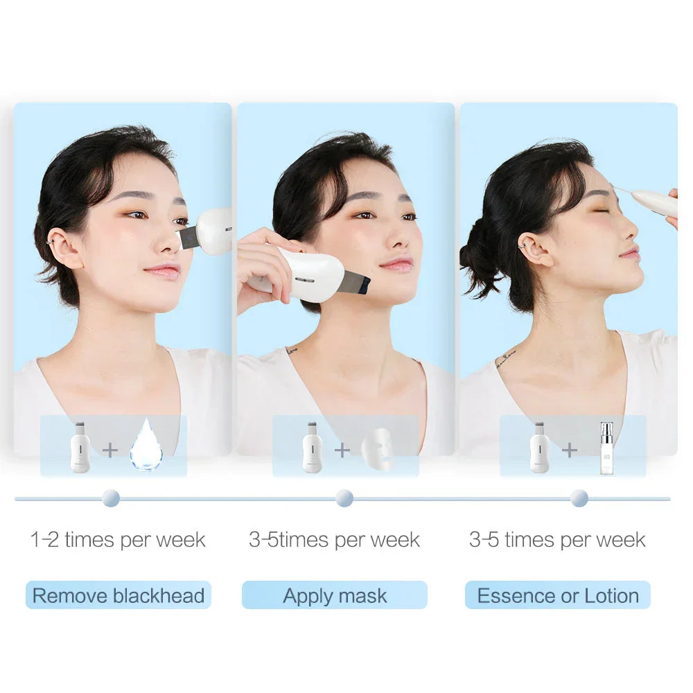 TOUCHBeauty Ultrasonic Exfoliating Scrub Device TB-1887. Vista Superior - Krishna Iquique