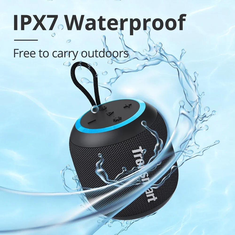 Altavoz Bluetooth portátil Tronsmart T7 Mini: Audio rico, graves equilibrados, compacto, resistente al agua IPX7