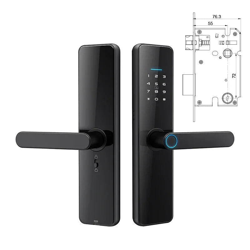 VisionX Cerradura Inteligente C91 Instalada Puerta - Mall ZOFRI Iquique