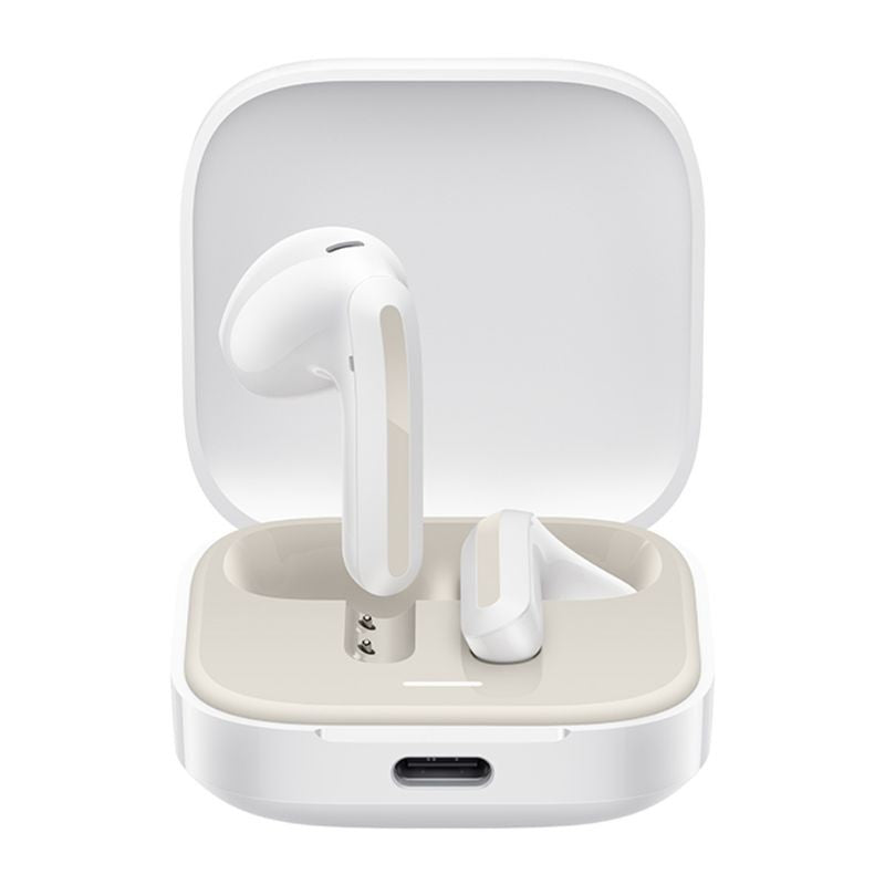 Xiaomi Redmi Buds 6 Active - Auriculares Inalámbricos Bluetooth Blanco Vista Frontal - Krishna Iquique ZOFRI