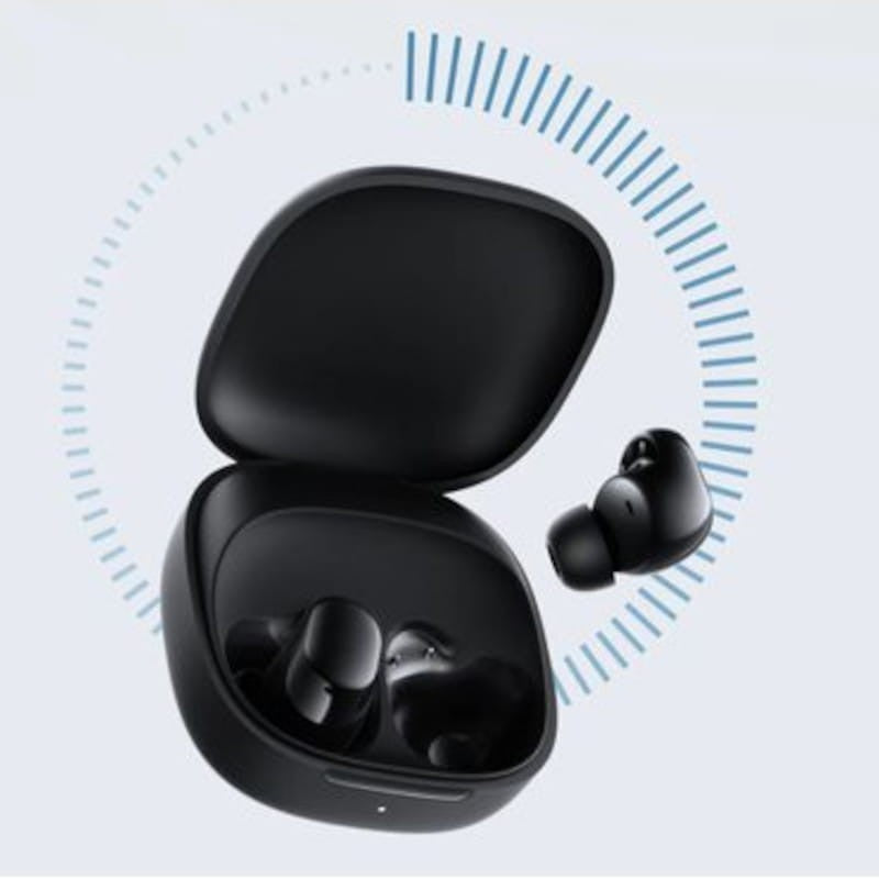 Auriculares Xiaomi Redmi Buds 6 Play Negro con Gran Autonomía