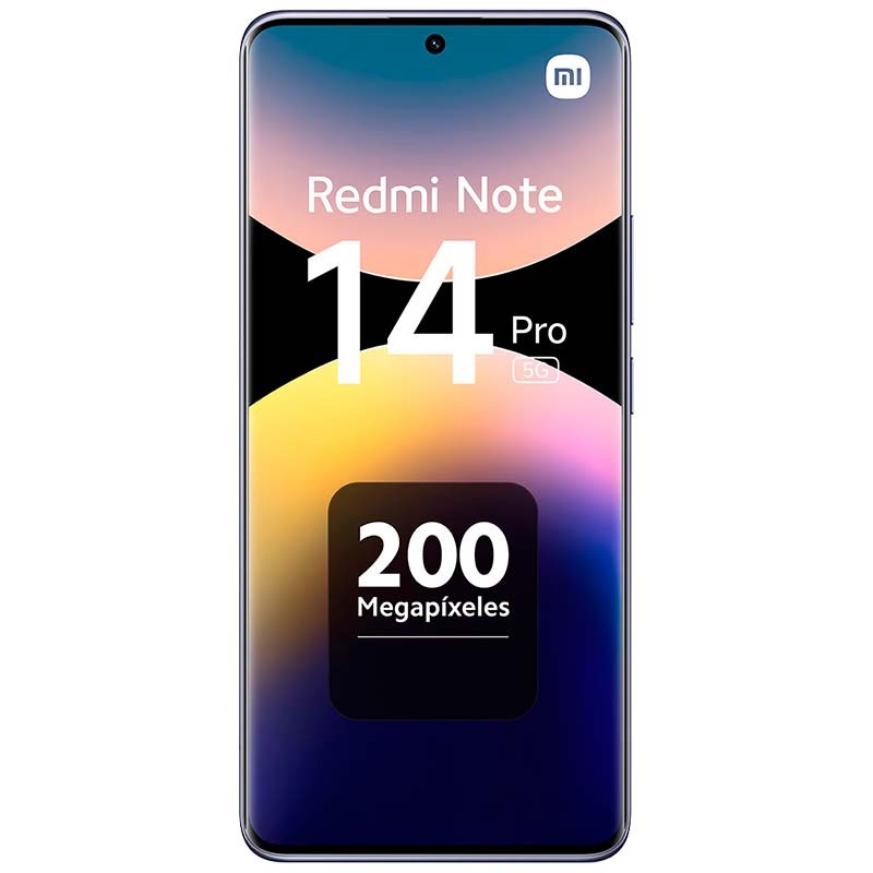 Xiaomi Redmi Note 14 Pro 5G | 8GB RAM + 256GB | Pantalla AMOLED 1.5K 120Hz | Cámara 50MP OIS